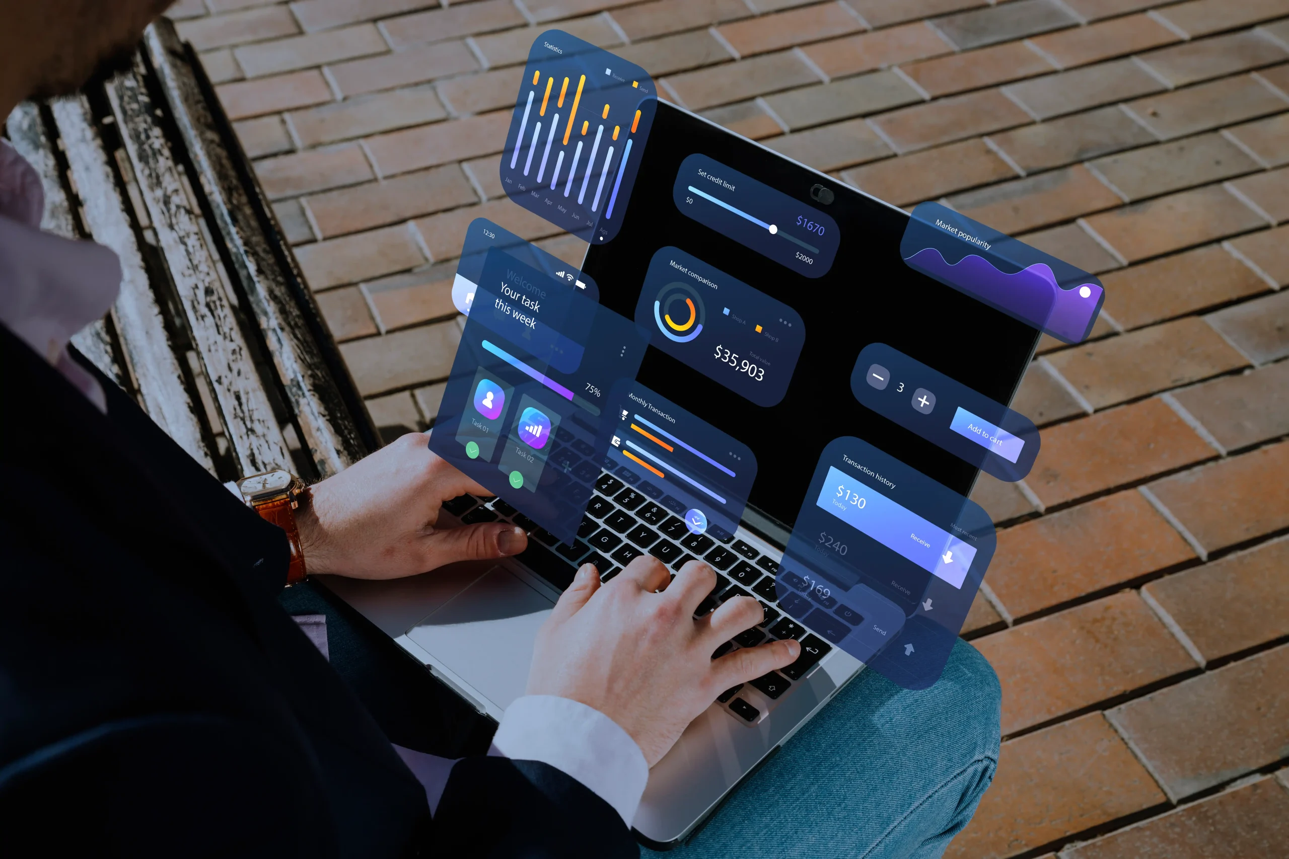 a company CEO using AI assisted data intelligence platform