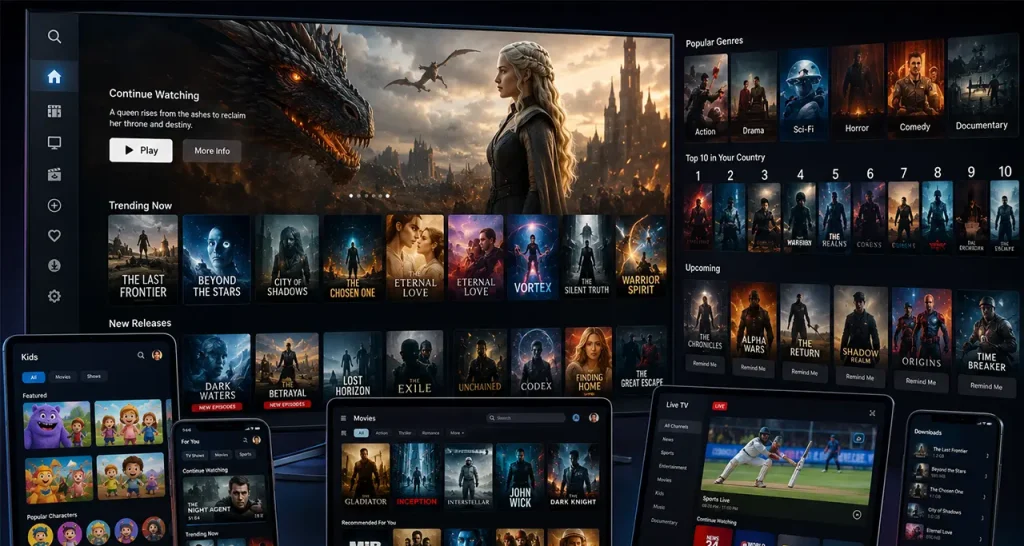 OTT Platform Development for Media Companies